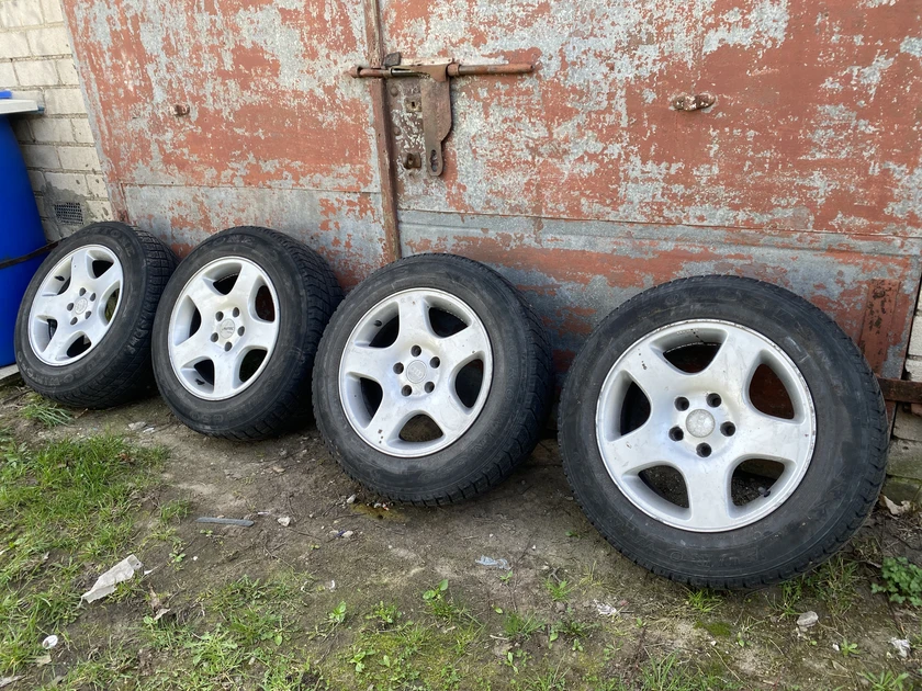  5x112 R16 ratlankiai su padangomis - puiki kaina!