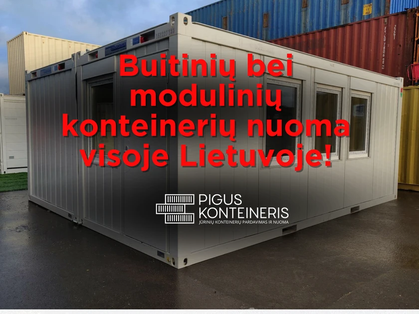  Didmeninė konteinerių nuoma – pritaikysime nuolaidas dideliems kiekiams!