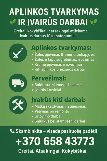 Darbai - Jūsų karjeros galimybės laukia!