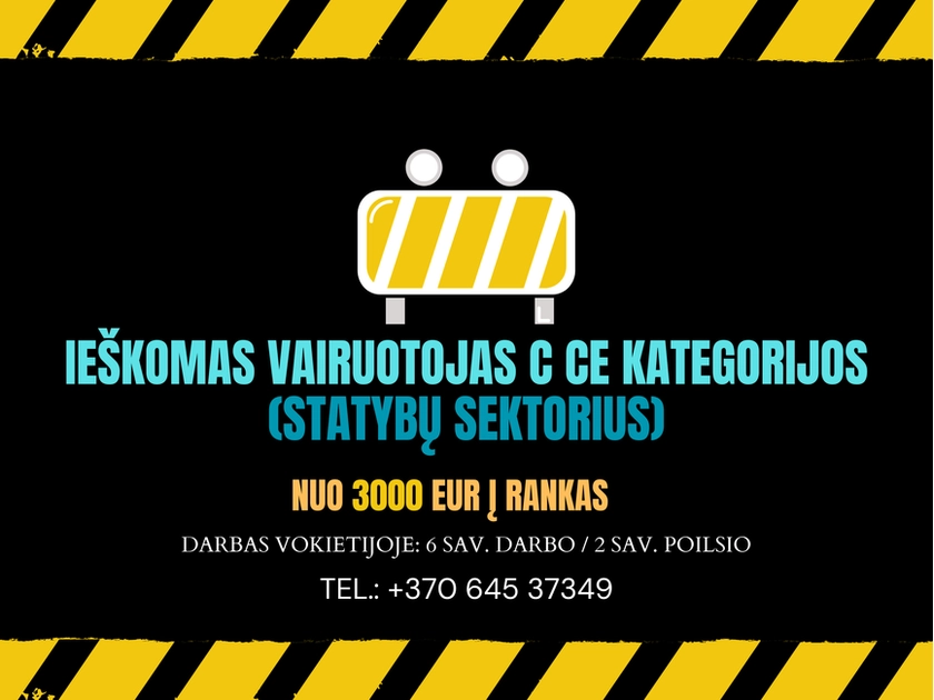  Dirbk Vokietijoje – uždirbk 3500€ į rankas!