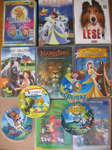  Vaikams skirti DVD ir knygos už nepamirštamą kainą!