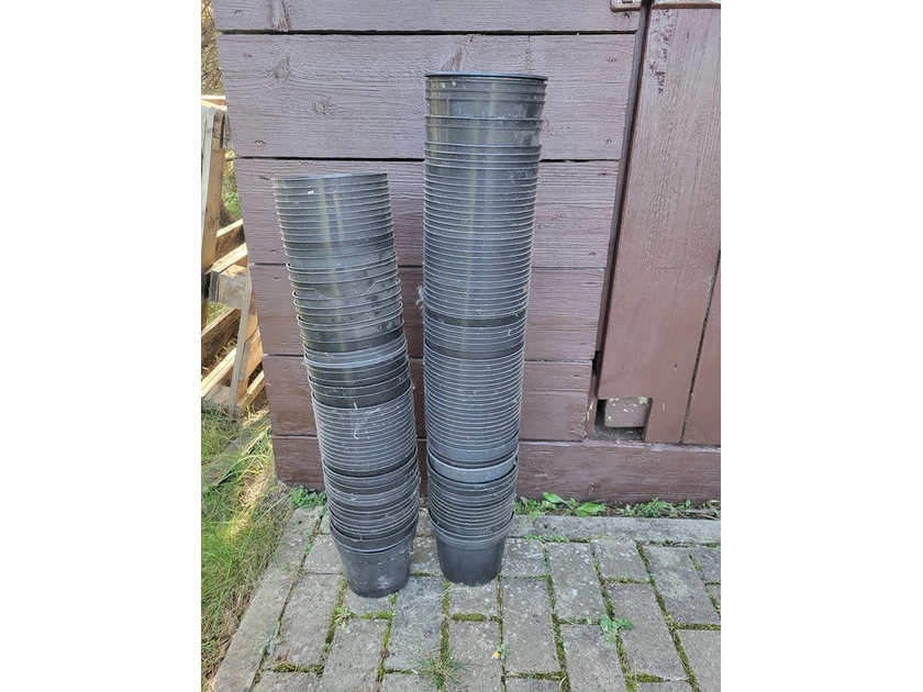  Ekologiški vazonai daigams – 2 ltr, 130 vnt. už 15 €