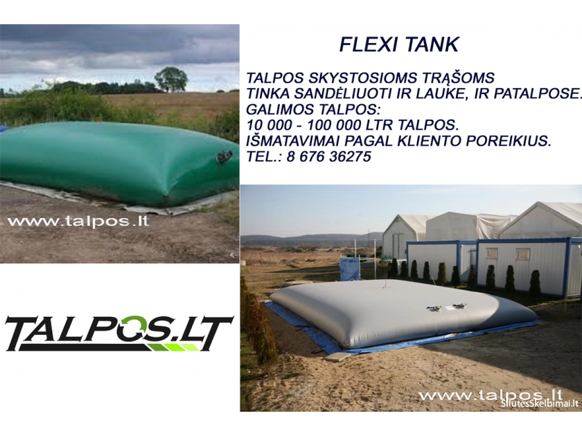  Patogios talpos trąšoms – Flexi tank
