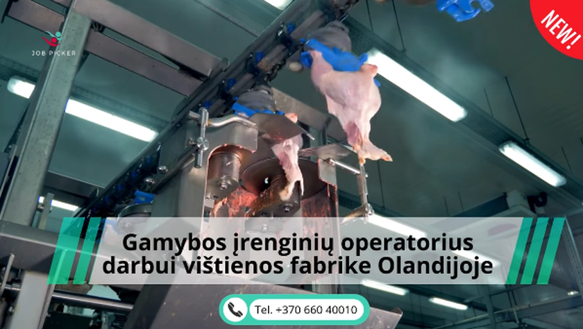  Gamybiniai įrenginiai operatoriu, šiuo metu laukiame tavęs!
