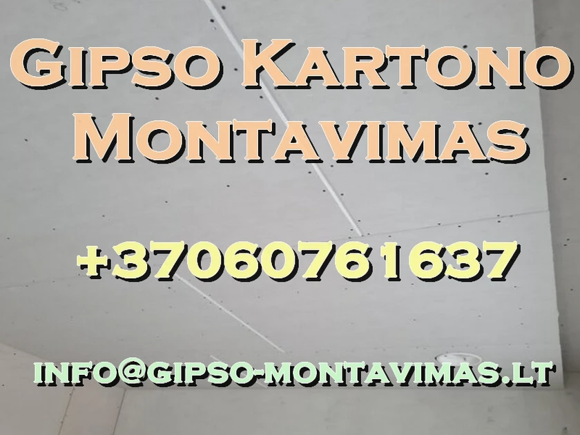  Gipso kartono montavimas pagal KNAUF: profesionaliai ir greitai!
