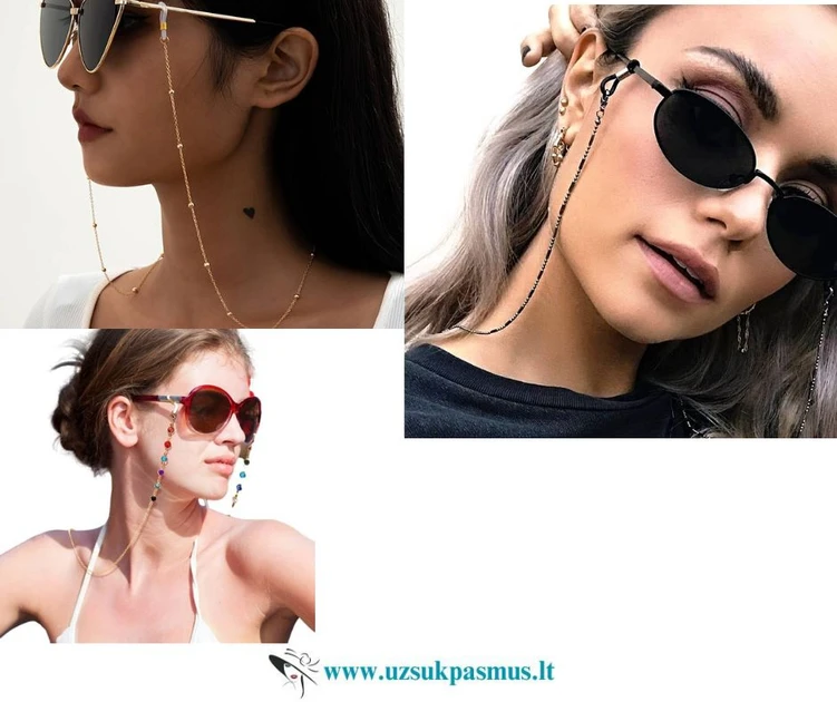 Grandinėlė akiniams – stilingas sprendimas ir apsauga!