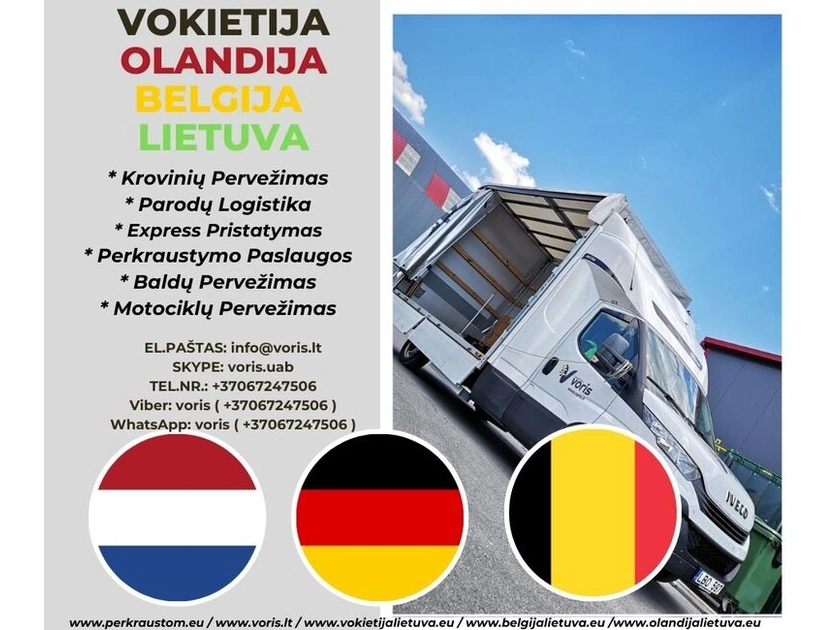  Greitas ir patikimas krovinių pervežimas po Europą