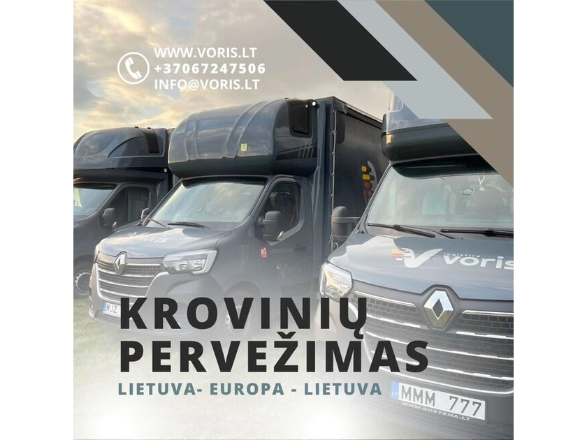  Greitas krovinų pervežimas LT-EU-LT per 24-48 val.