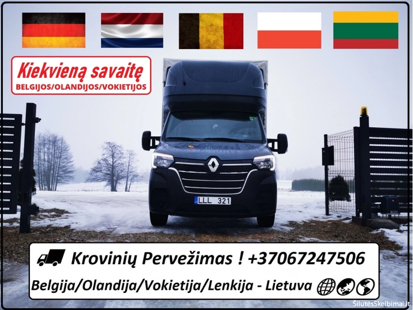  Greitos ir patikimos pervežimo paslaugos Lietuva–Berlynas
