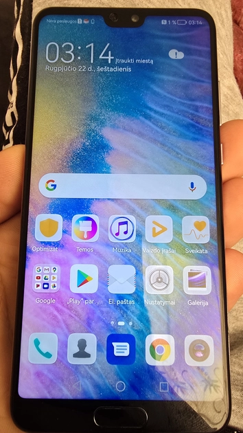  Huawei P20 puikiai veikia – įsigyk dabar!