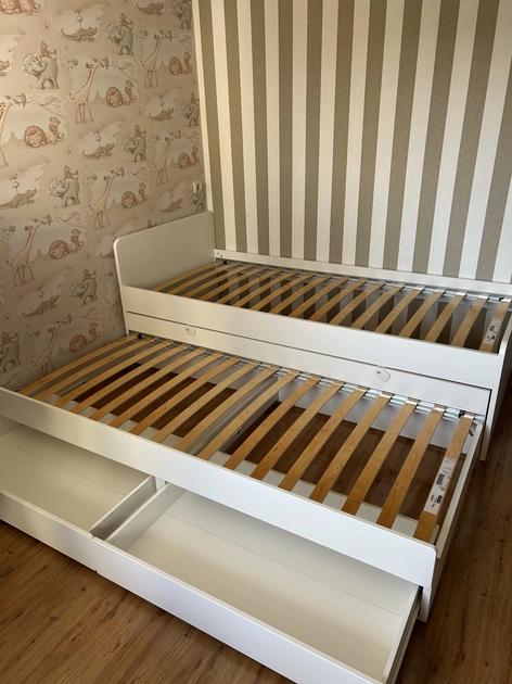  Ikea lova SKLAT mažai naudota patogiai persivežti