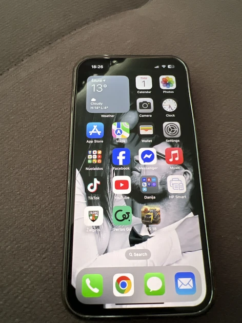  IPhone 13 Pro 128GB su 82% baterija, puiki būklė 9/10!