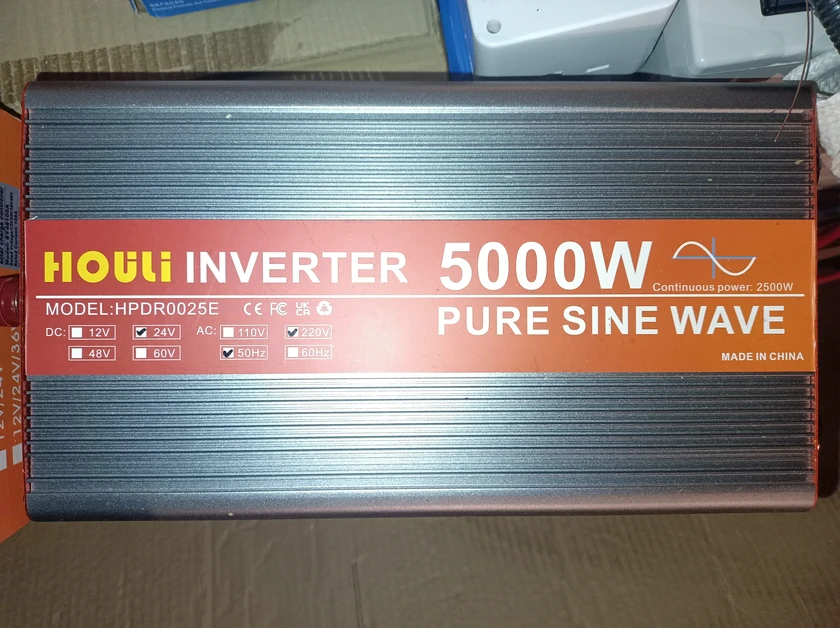  Inverteris 24V / 5kW – idealus sprendimas Jūsų energijai!