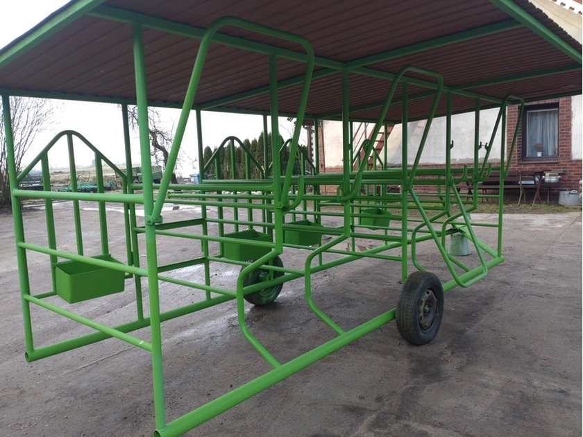  Parduodu naują 4 vietų metalinę melžimo aikštelę