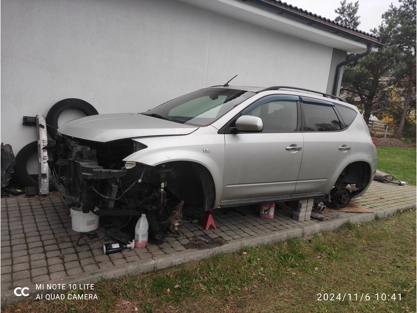  Išardyk Murano Z50 – variklis defektas, dėžė gera!