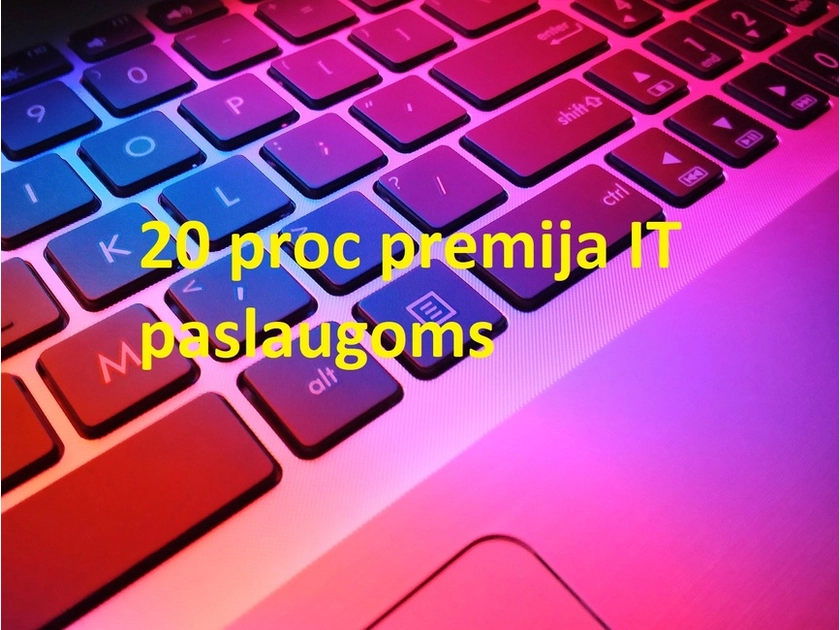 Visos svetainės paslaugos vienoje vietoje – sutaupykite 20%