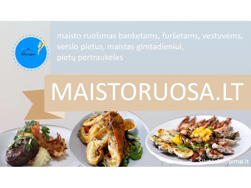  Išskirtinės banketų paslaugos jūsų šventei
