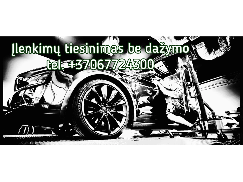  Įlenkimų tiesinimas be dažymo – išsaugok originalų dažą!