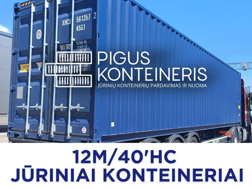  Patikimi 12m jūriniai konteineriai Klaipėdoje – sveiki atvykę!