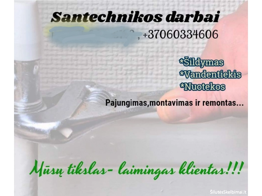  Kokybės santechnikos darbai už prieinamą kainą