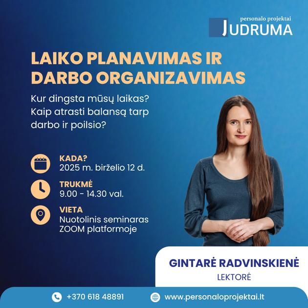  Laiko planavimas: efektyviai organizuokite savo dieną!