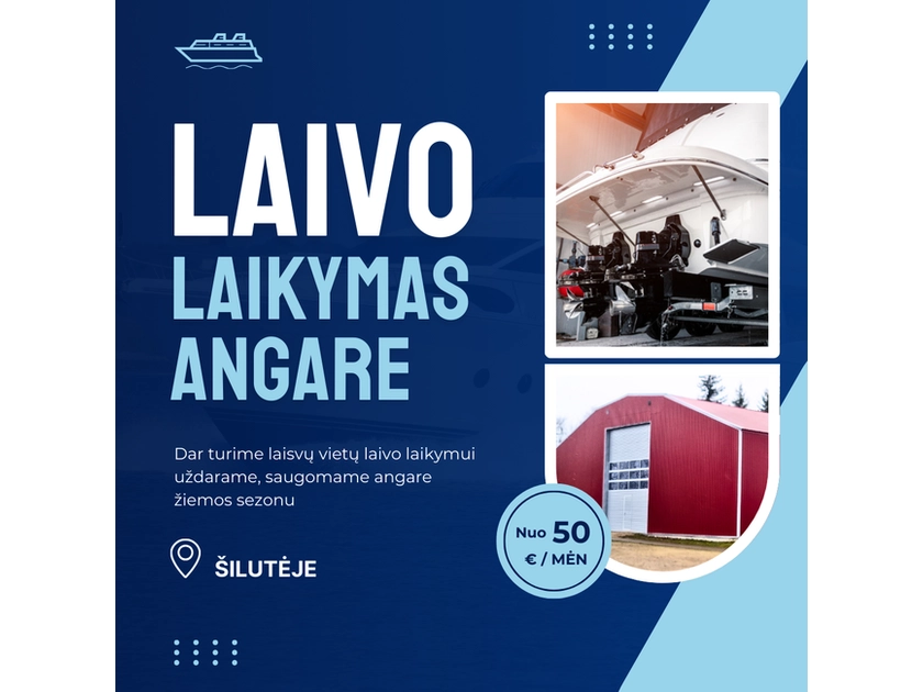  Laivo garažo nuoma Šilutėje – saugus ir sausas laikymas žiemai!