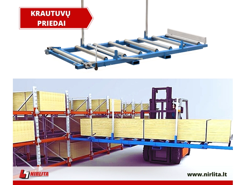  Lengvai kraukite medieną su mechaniniu krautuvo priedu