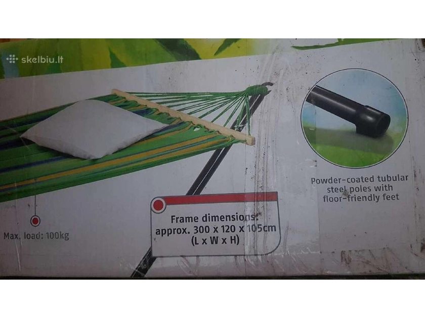  Išsiskleisk sode su hamaku be rūpesčių