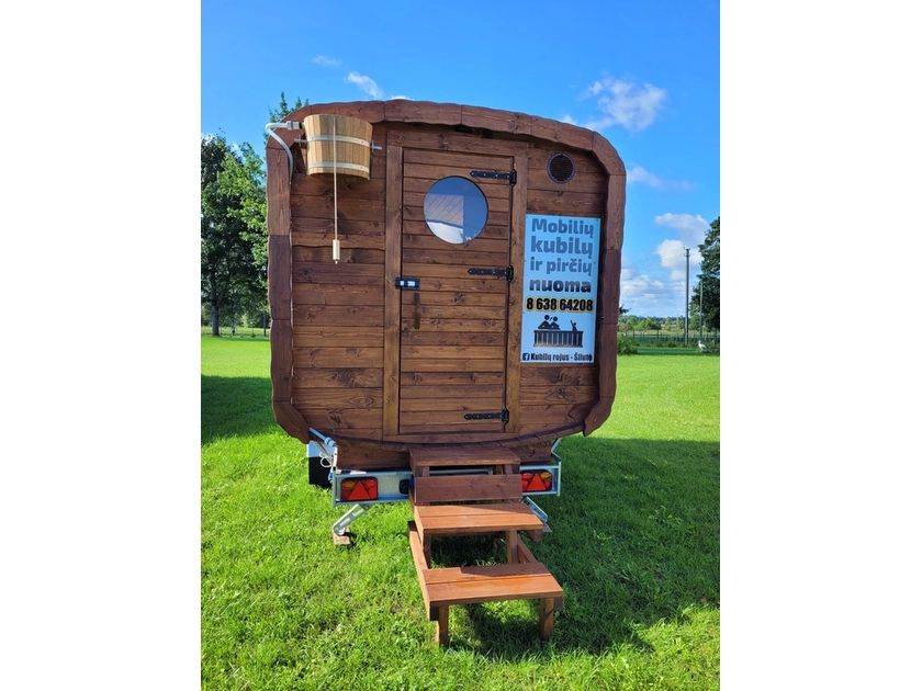  Mobilių kubilų nuoma – patogus poilsis gamtoje!