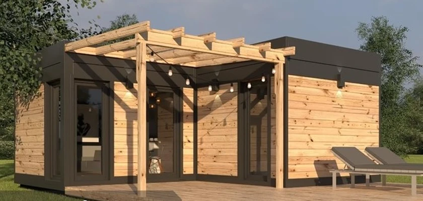  Modulinis sodo namelis LUKAS – Jūsų svajonių poilsio oazė!