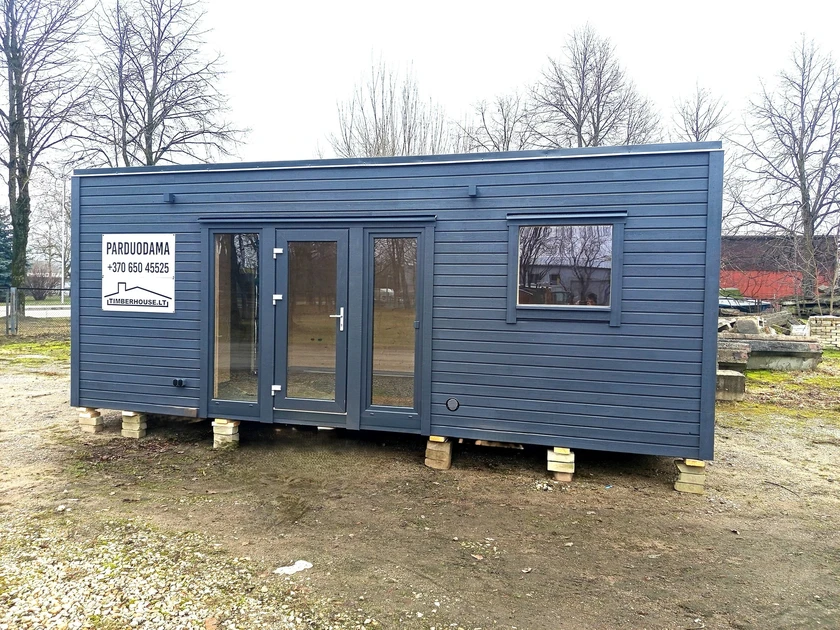  Modulinis namelis su pirtimi – jaukus kampelis jūsų sode!