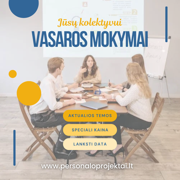  Vidiniai mokymai – efektyvus būdas lavinti darbuotojų įgūdžius