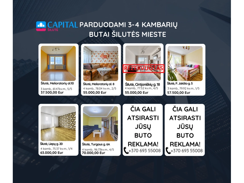  Nauji butai Šilutėje – atradimas tavo svajonėms!