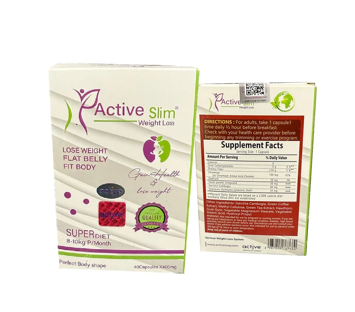  Slim Active kapsulės - numeskite iki 10 kg greitai!