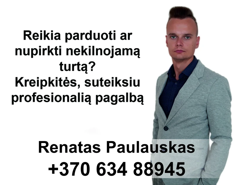  Parduokite NT greičiau ir už didesnę kainą su Renatu!