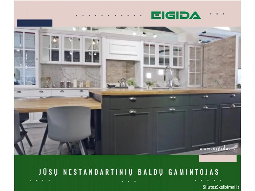  Unikalūs baldai pagal Jūsų užsakymą