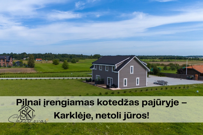  BALTIJOS JŪROS kotedžas - nauja statyba, modernus ir ekonomiškas