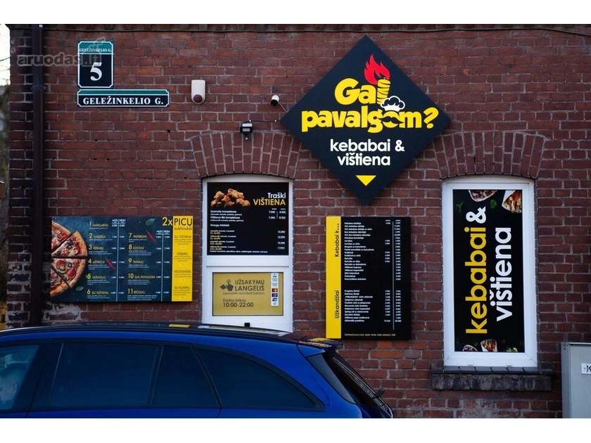  Nuomojamos kebabinės patalpos – pilnai įrengtos!