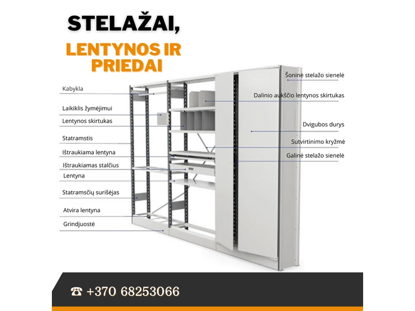  Optimizuokite sandėlį su patikimais lentynų stelažais