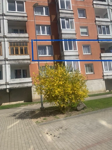  modernus 2 kambarių butas su įstiklintu balkonu ir patogumais