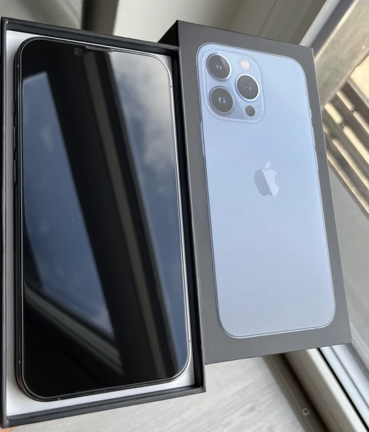  iPhone 13 Pro 128GB puiki būklė su dėžute ir priedais