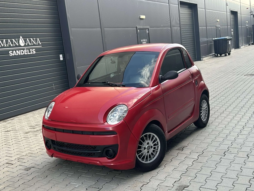  Microcar Due 2014m. tvarkingas, naujas dažymas, naujas starteris