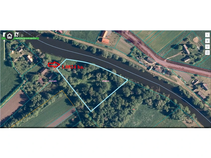 Unikalus žemės sklypas prie Pakalnės upės