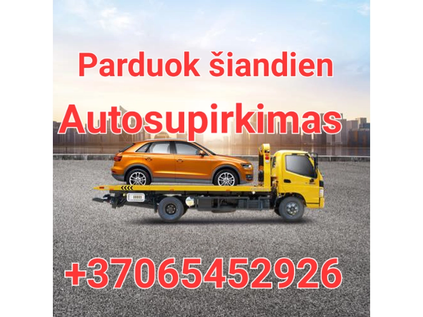  Nupirksime jūsų auto – greitai ir patogiai!