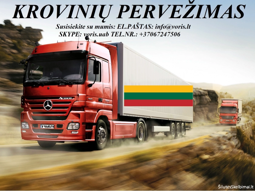  Patikimas krovinių pervežimas į/iš Lietuvos ir šalyje