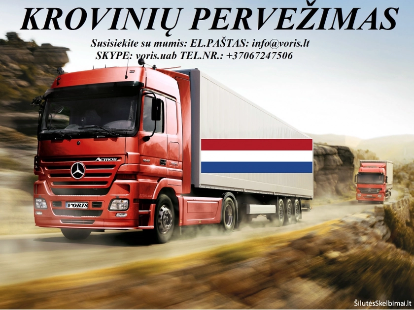  Patikimas krovinių pervežimas į/iš Olandijos
