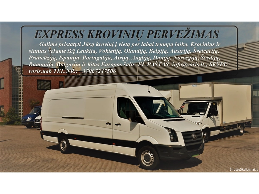  Patikimi transporto sprendimai į užsienio parodas