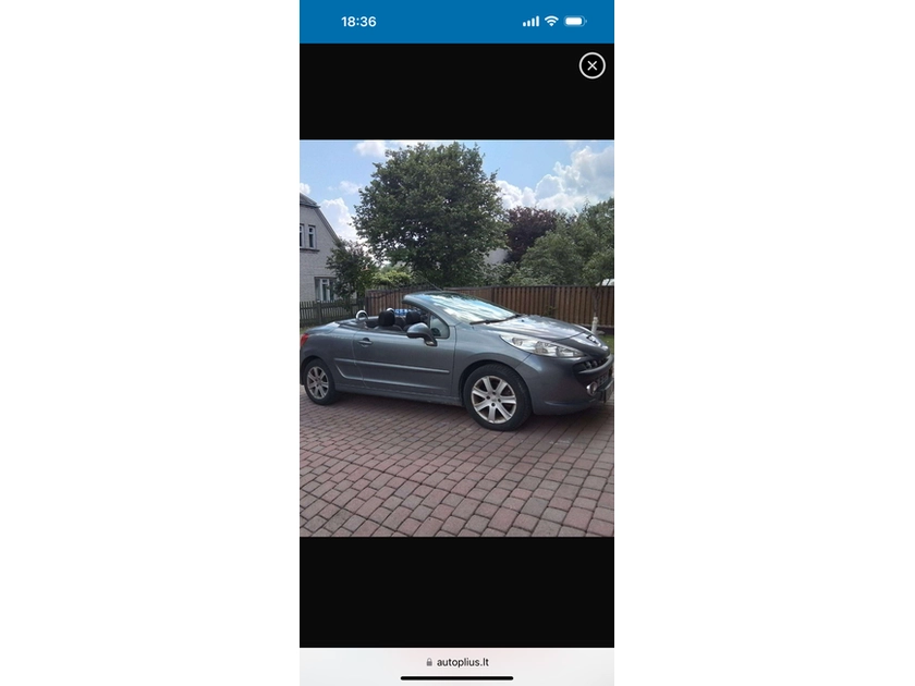  Parduodu Peugeot 207cc kabrioletą – patikimas ir ekonomiškas ||Tvarkingas Peugeot 207cc 2008 m. – puikus pasirinkimas ||Kabrioletas Peugeot 207cc – viskas veikia, TA iki 2025 ||Patrauklus Peugeot 207cc – 1,6 benzinas, mechaninė pavara