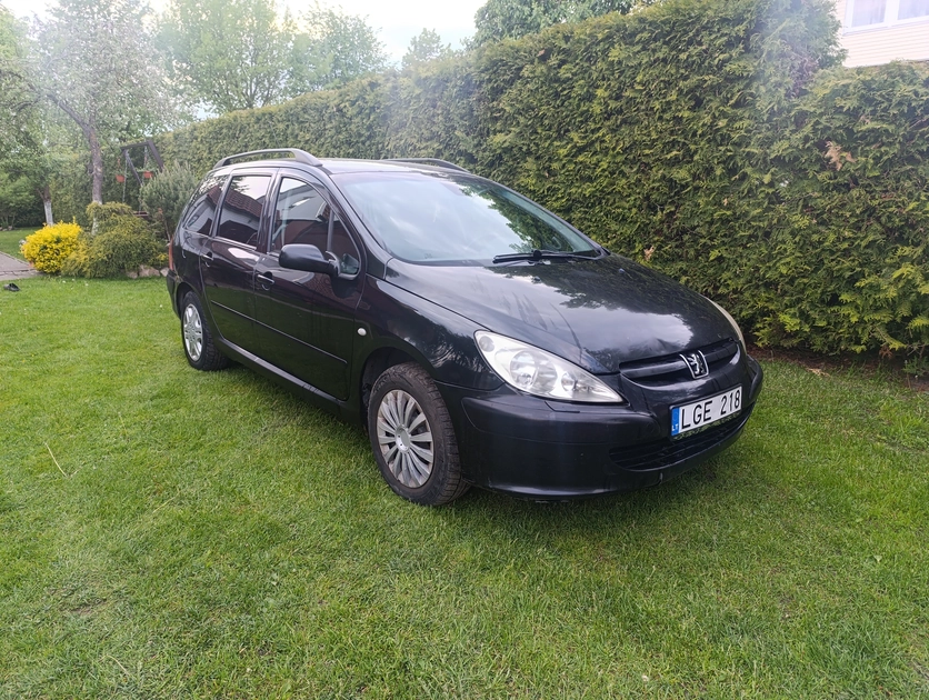 Peugeot 307 benzinas su nauju akumuliatoriumi Tik iki 2025-09-20