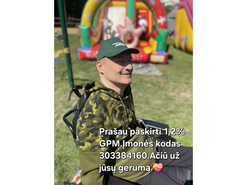  Priskirk 1,2% GPM ir padėk man gydytis